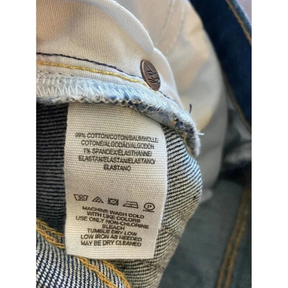 NWT We The Free People Jeans High Waist Distressed Raw Hem Size 26 New - Picture 4 of 4